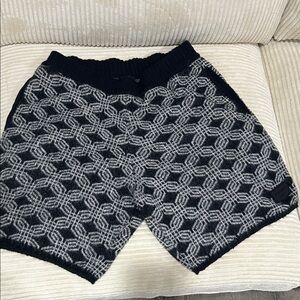 Zanerobe  Men’s 18%wool Stylish Black and Gray Men's Shorts